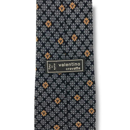 【8047】良品！ヴァレンティノ　ネクタイ　ブラック系
