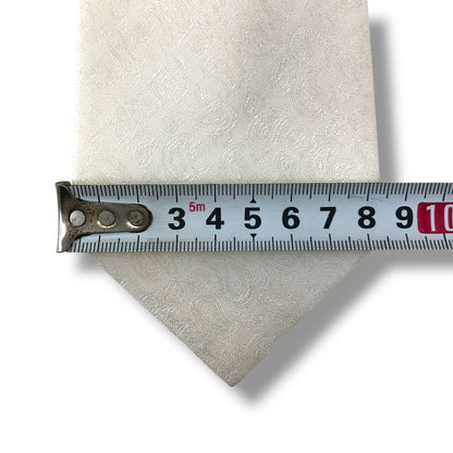 【8055】良品！ピエールカルダン　ネクタイ　クリーム色系