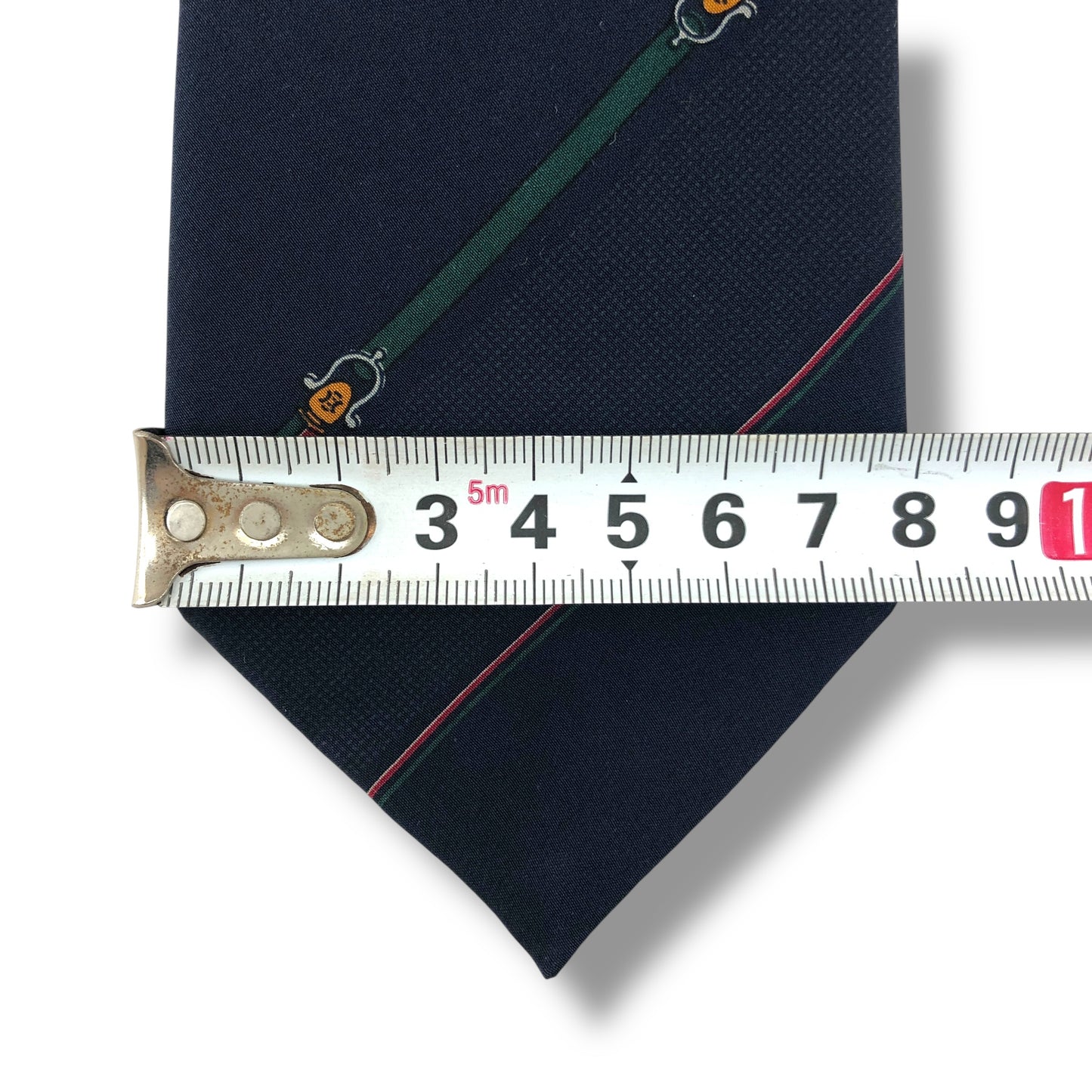 【8057】良品！セリーヌ　ネクタイ　ネイビー系