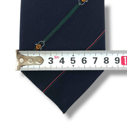 【8057】良品！セリーヌ　ネクタイ　ネイビー系