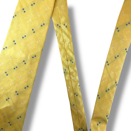 【8060】良品！フェンディ　ネクタイ　イエロー系　FF柄