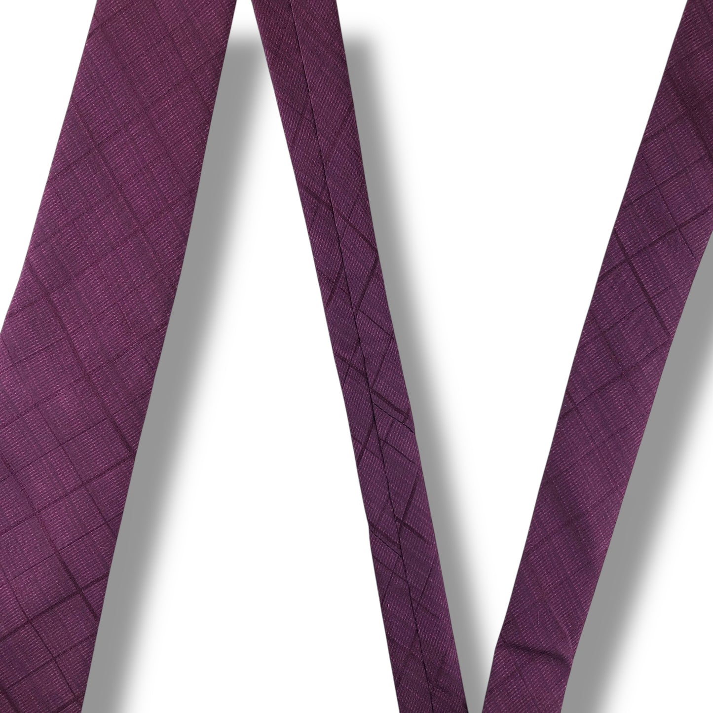 【8071】良品！アルマーニコレツィオーニ　ネクタイ　パープル系