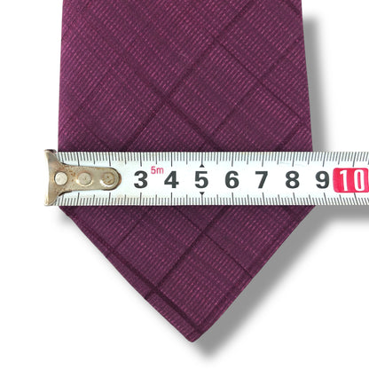 【8071】良品！アルマーニコレツィオーニ　ネクタイ　パープル系