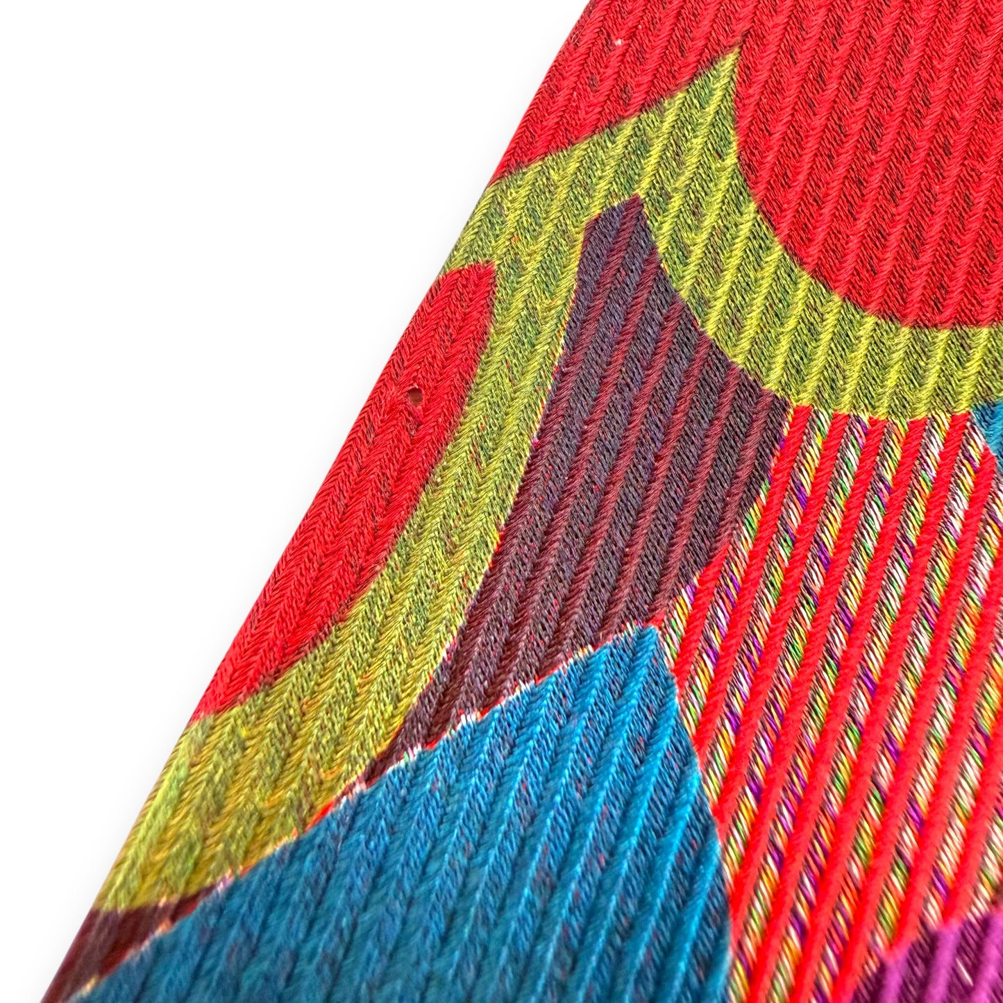 【7694】良品！エンリココベリ　ネクタイ　レッド系