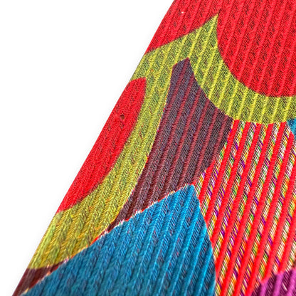 【7694】良品！エンリココベリ　ネクタイ　レッド系