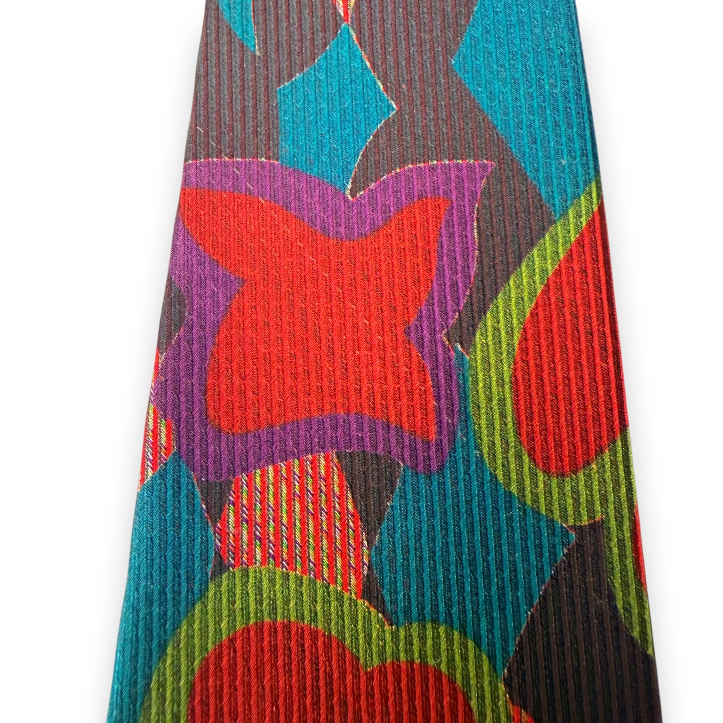 【7694】良品！エンリココベリ　ネクタイ　レッド系