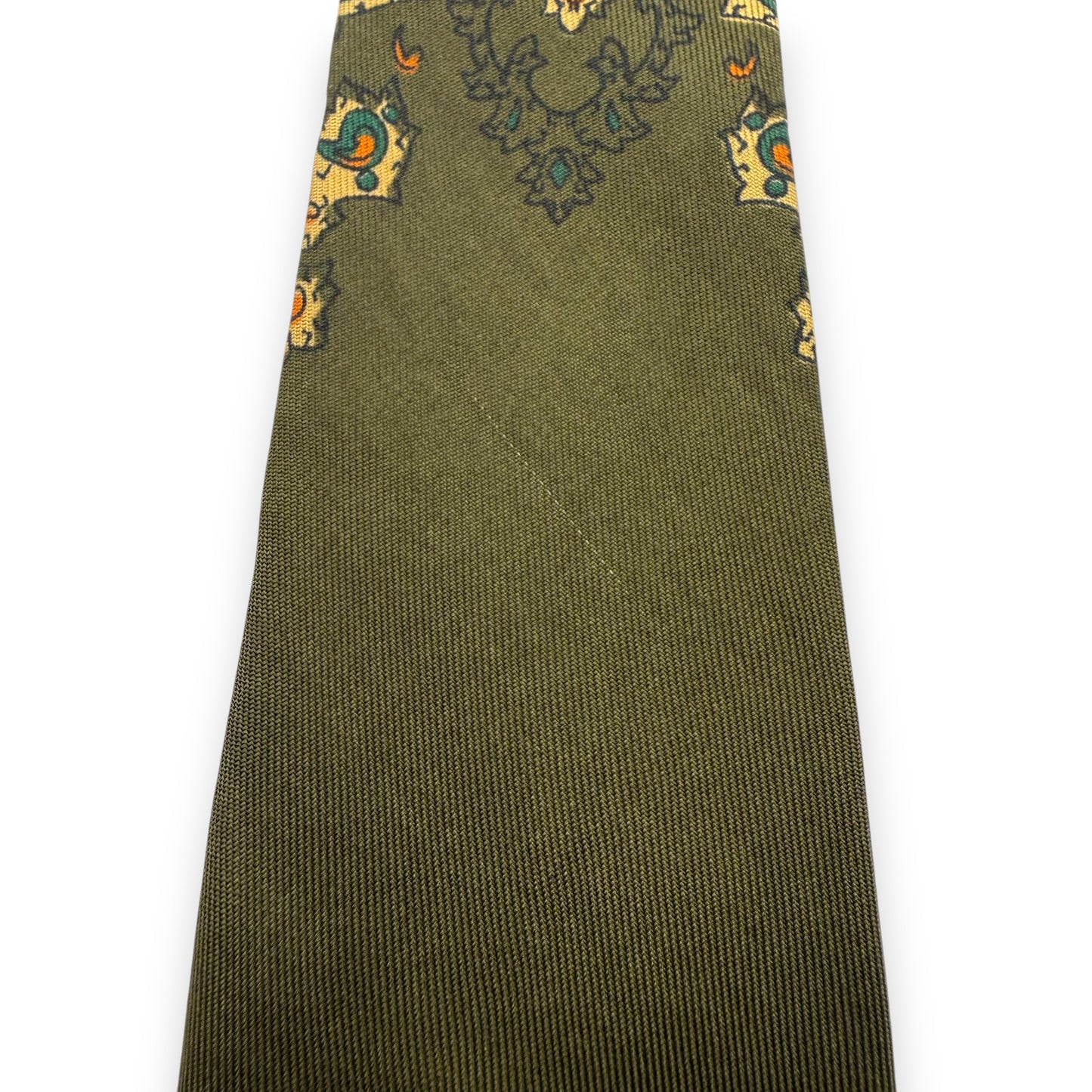 【7659】良品！ピエールカルダン　ネクタイ　グリーン系