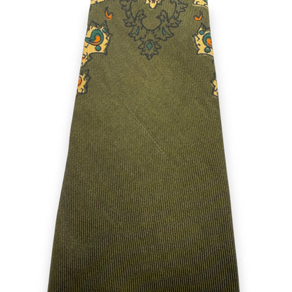 【7659】良品！ピエールカルダン　ネクタイ　グリーン系