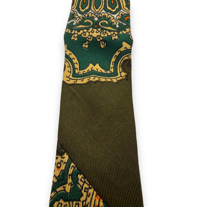 【7659】良品！ピエールカルダン　ネクタイ　グリーン系