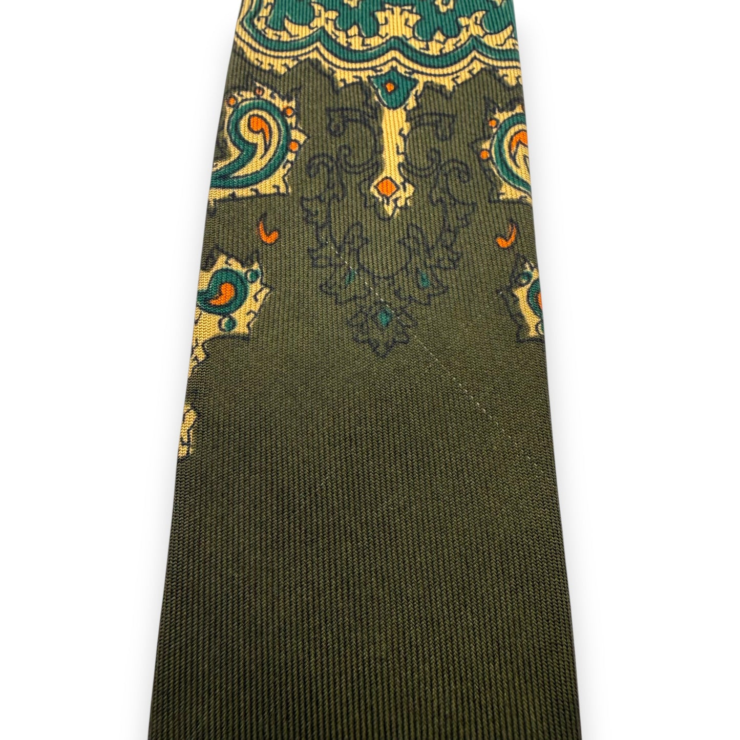 【7659】良品！ピエールカルダン　ネクタイ　グリーン系