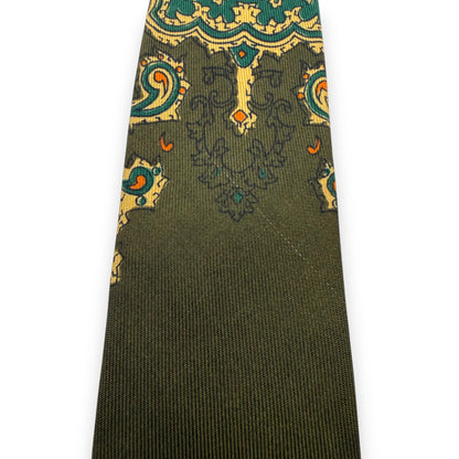 【7659】良品！ピエールカルダン　ネクタイ　グリーン系