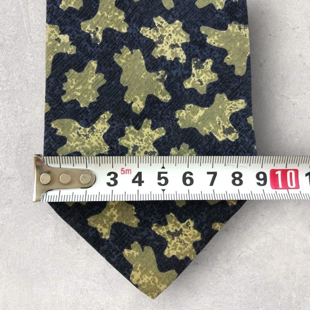 【5917】良品！ジョージアルマーニ　ネクタイ　ブルー系