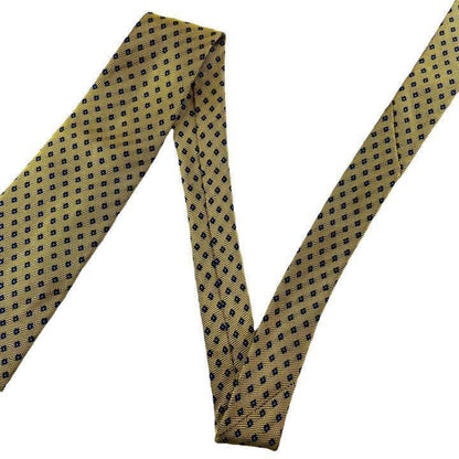 【3397】美品！dunhill ダンヒル　ネクタイ　ゴールド系.