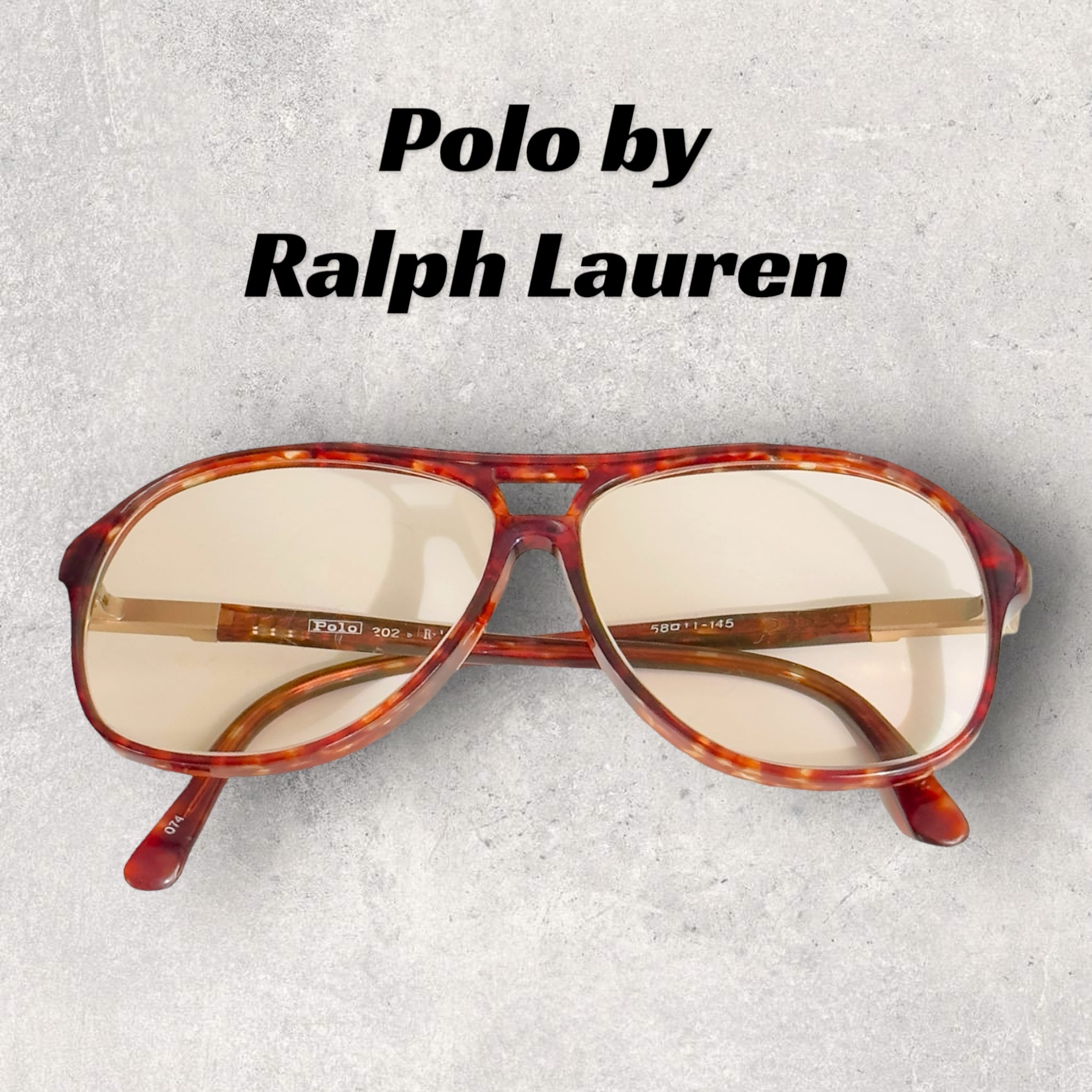 良品】polo by Ralph Lauren ブラウン系 メガネ べっ甲柄 ヴィンテージ – Retrend