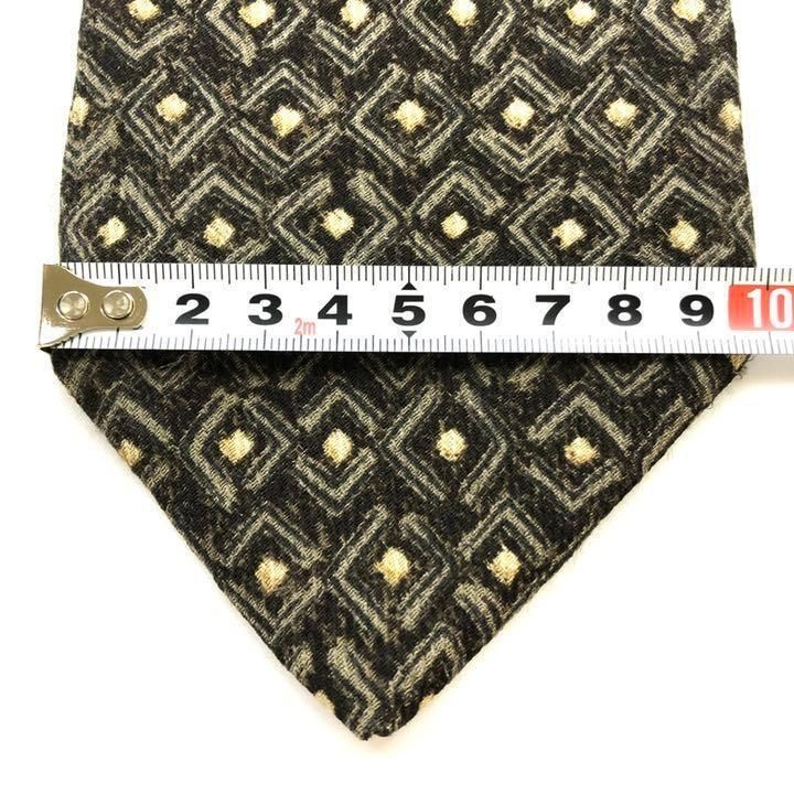 【2840】良品！Calvin Klein ネクタイ　ブラウン系