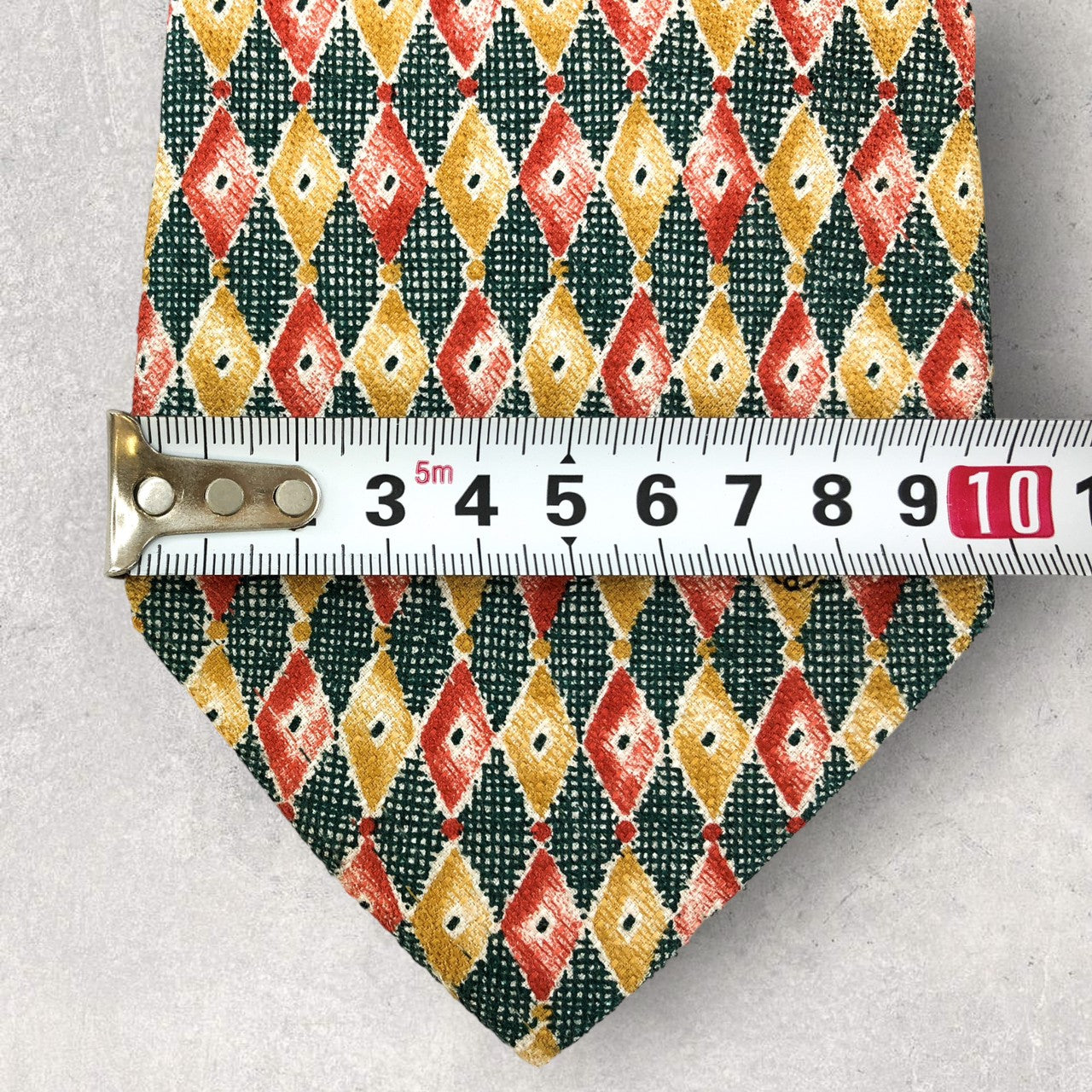 [2145] Good quality! Dunhill tie, yellow 