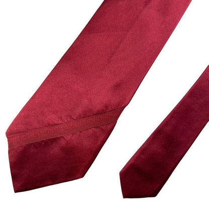 【3167】良品！DKNY ディーケーエヌワイ　ネクタイ　レッド系