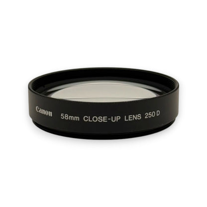 【未使用保管品】Canon Close-up Lens 250D 58mm クローズアップレンズ