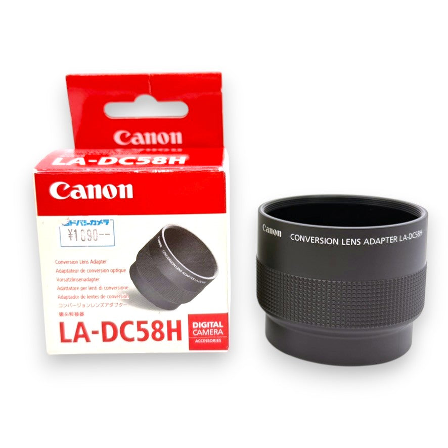 【未使用保管品】CANON LA-DC58H コンバージョンレンズアダプター