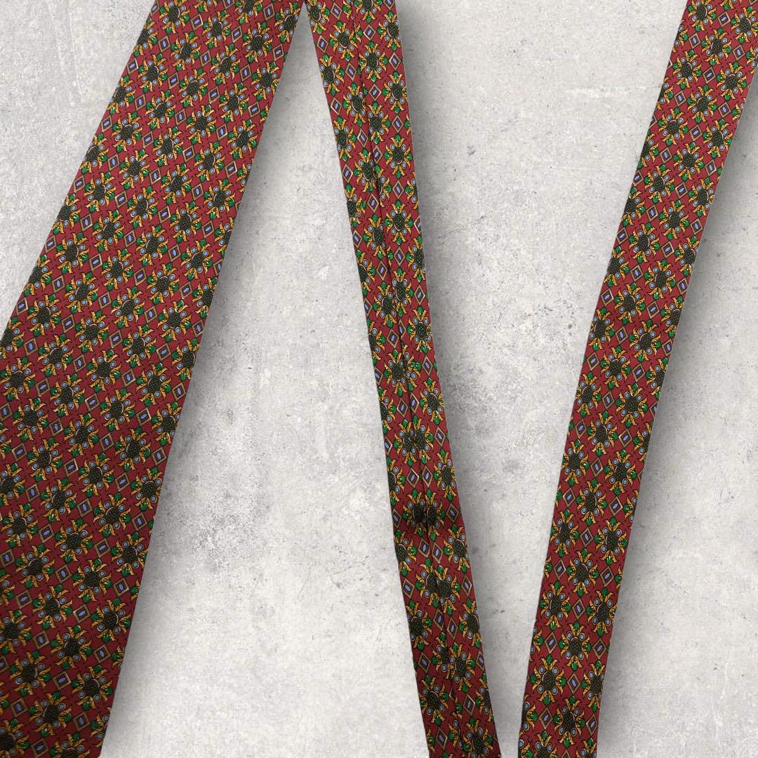 [4469] Good quality! Nina Ricci necktie in red 