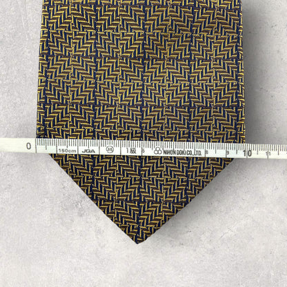 [5288] Good quality! Paul Stuart tie, gold color 