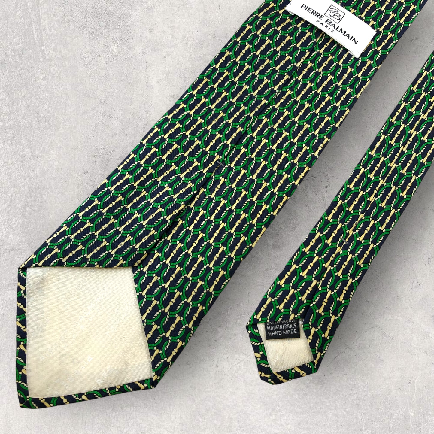 [5416] Beautiful item! PIERRE BALMAIN necktie in green 