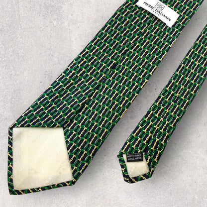 [5416] Beautiful item! PIERRE BALMAIN necktie in green 