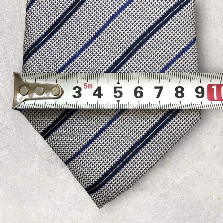 [4179] Beautiful product! Takeokikuchi Necktie Blue Stripe