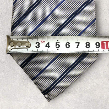 [4179] Beautiful product! Takeokikuchi Necktie Blue Stripe