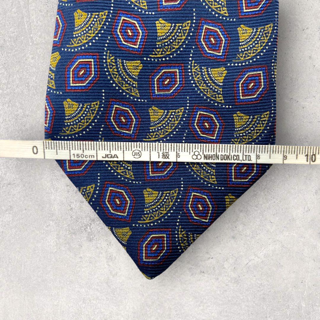 [4340] Beautiful item! LANVIN necktie, blue 