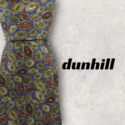 [4511] Beautiful item! Dunhill tie, blue 