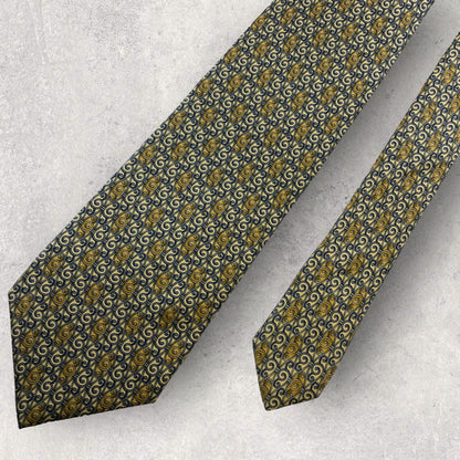 [5379] Good quality! NINARICCI necktie in cream color 