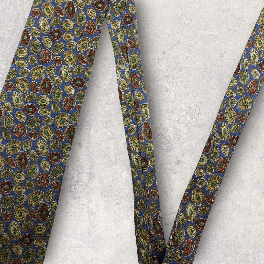 [4511] Beautiful item! Dunhill tie, blue 