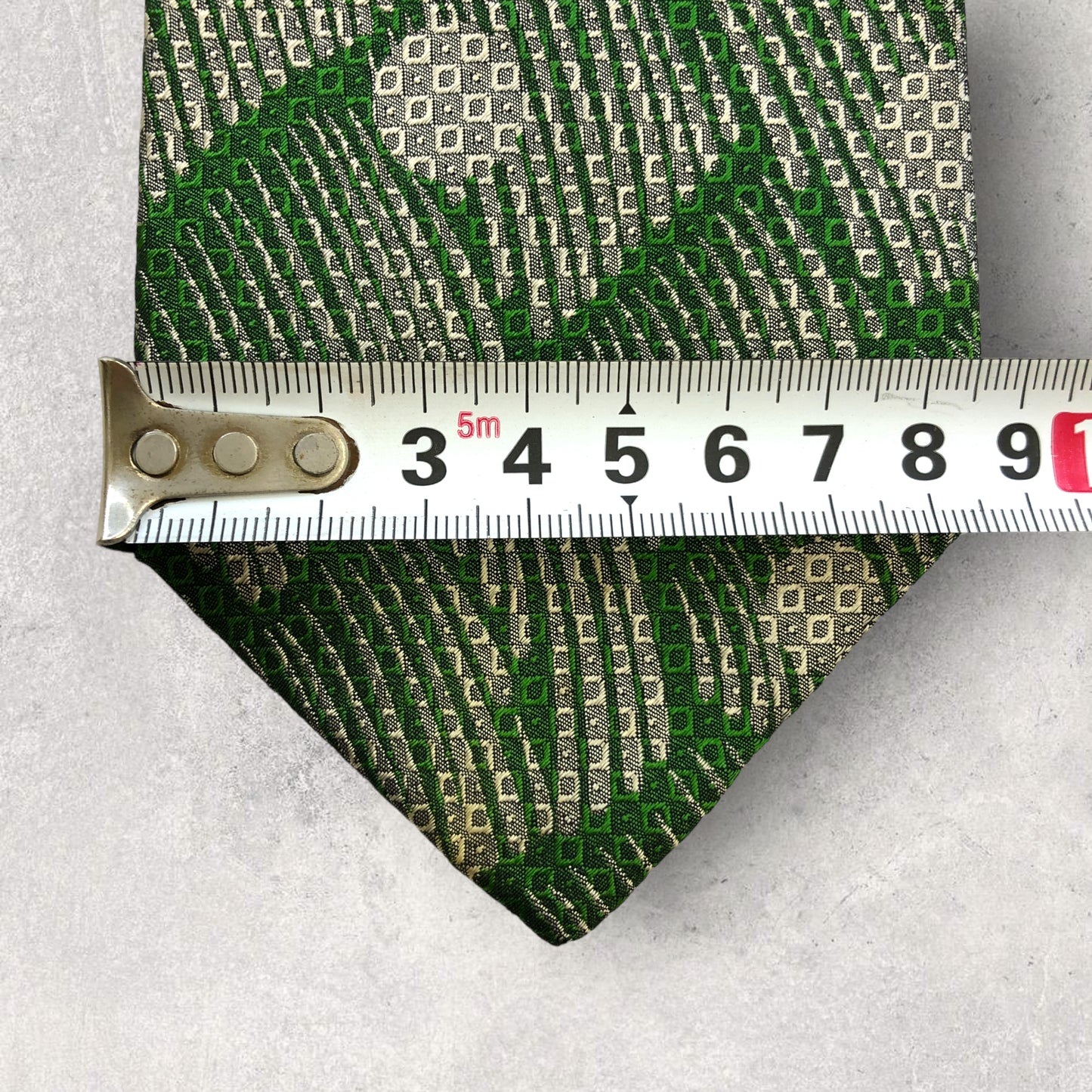 [5315] Good quality! Gianni Versace necktie in green 