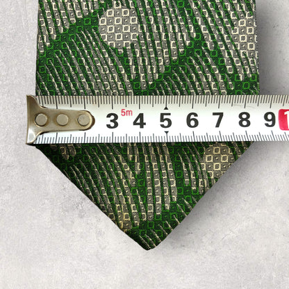 [5315] Good quality! Gianni Versace necktie in green 