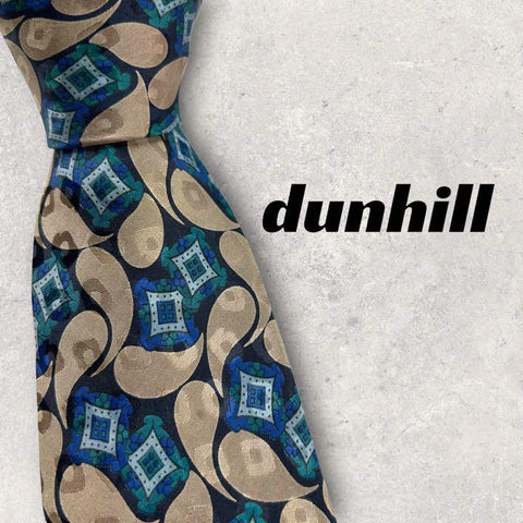 【3958】良品！dunhill ダンヒル　ネクタイ　ペイズリー