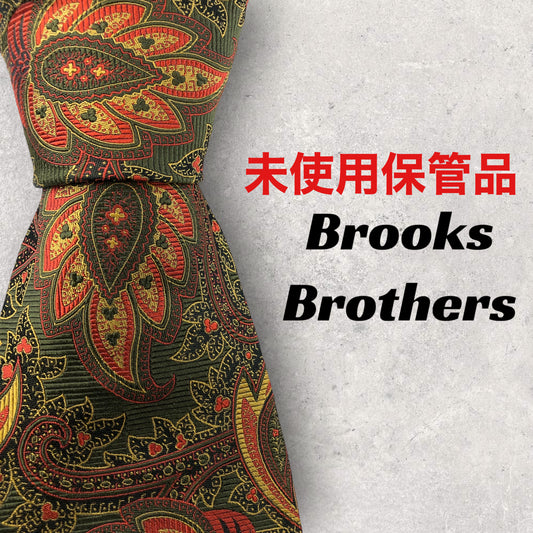 [5656] Unused and stored! Brooks Brothers necktie, red 