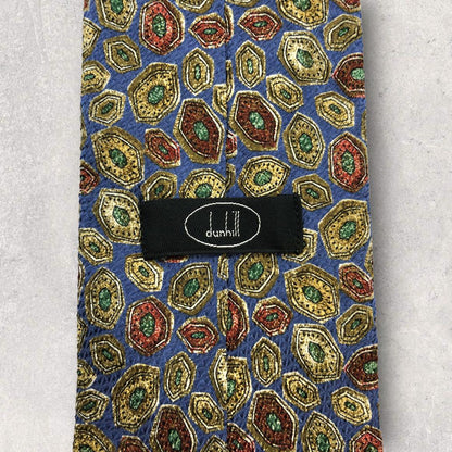 [4511] Beautiful item! Dunhill tie, blue 