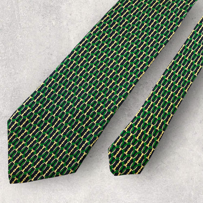 [5416] Beautiful item! PIERRE BALMAIN necktie in green 