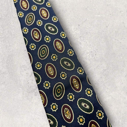 [4521] Good condition! Tommy Hilfiger tie, navy 