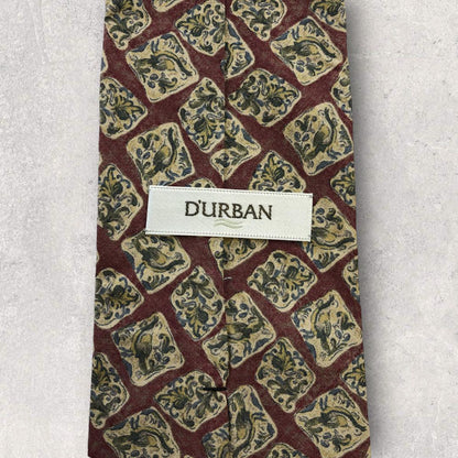 [4622] Beautiful item! DURBAN necktie in red 