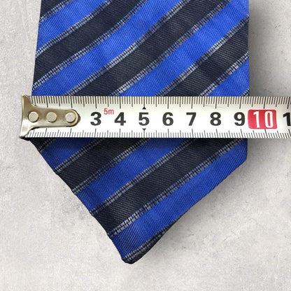 [4977] Good quality! KENZO tie, blue stripes 