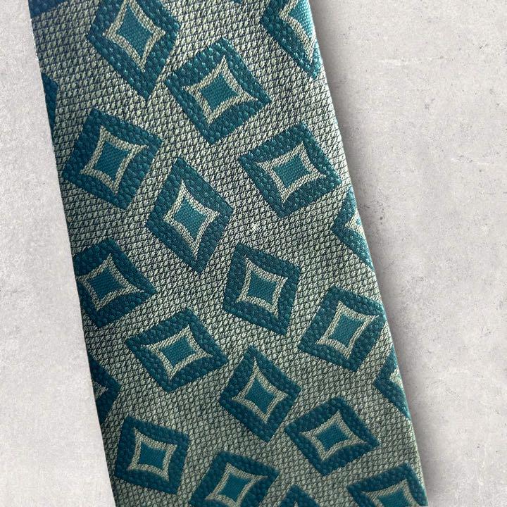 [4217] Good product! GIORGIO ARMANI Necktie Green