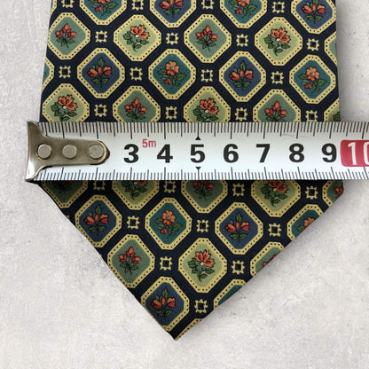 [4618] Beautiful item! DURBAN tie with floral pattern 