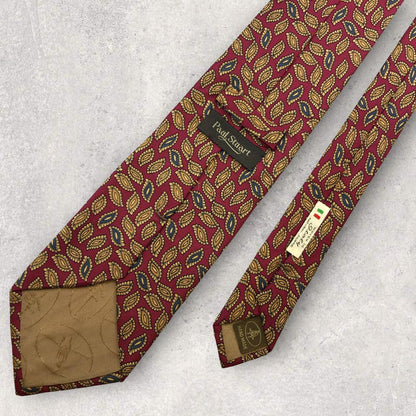[4472] Beautiful item! Paul Stuart necktie in red 