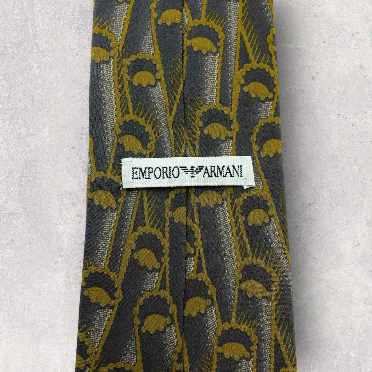 [5328] Beautiful item! Armani tie, grey 