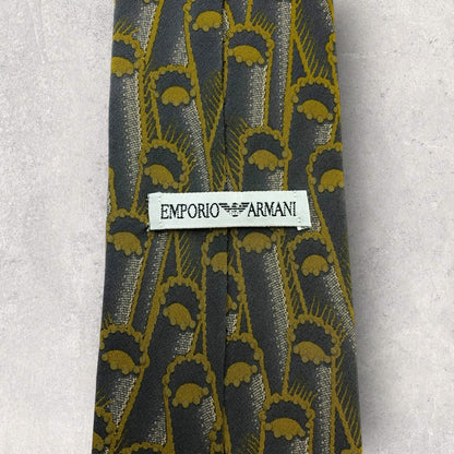 [5328] Beautiful item! Armani tie, grey 