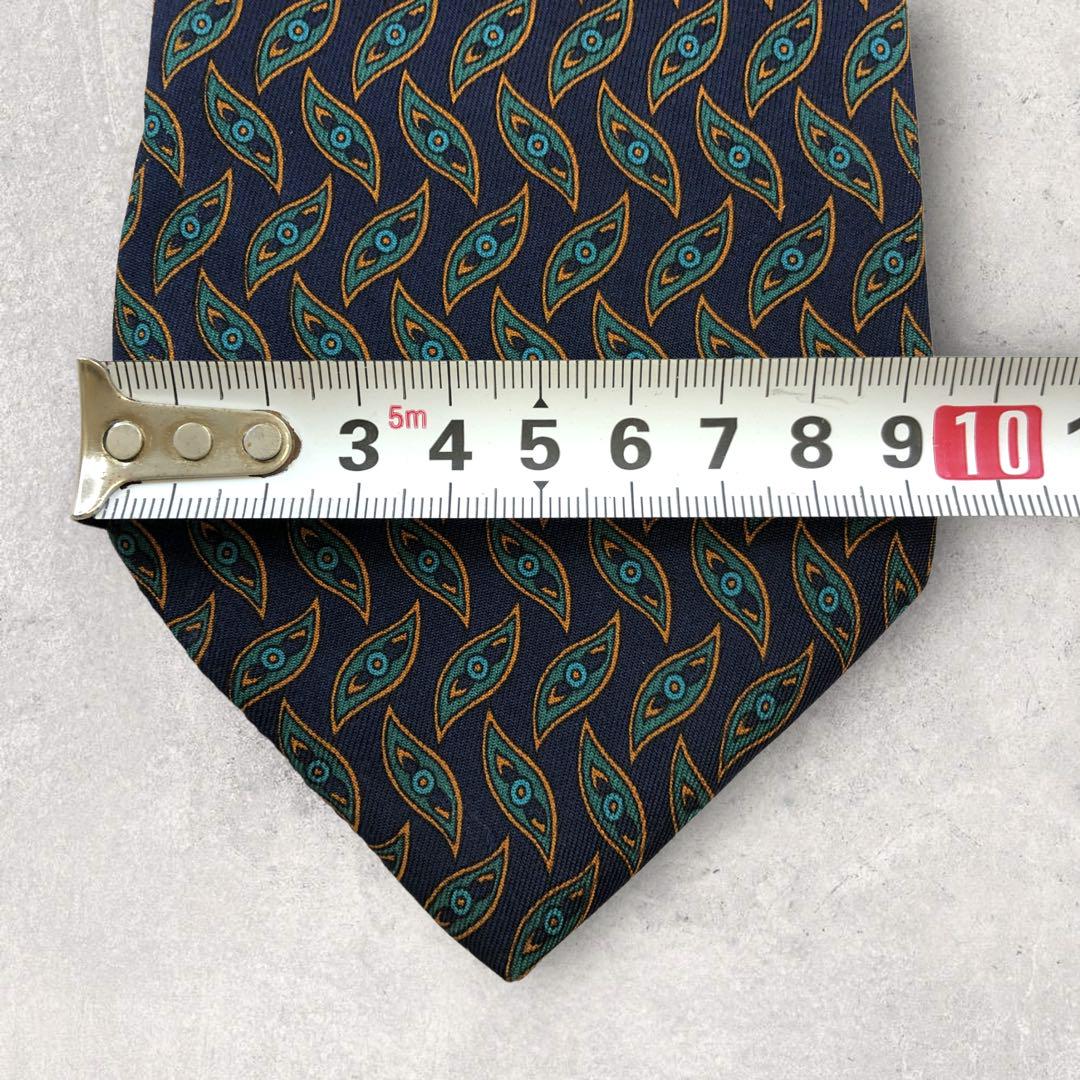 [4538] Beautiful item! Dunhill tie, navy 