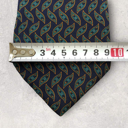 [4538] Beautiful item! Dunhill tie, navy 