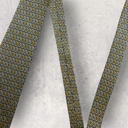 [5379] Good quality! NINARICCI necktie in cream color 